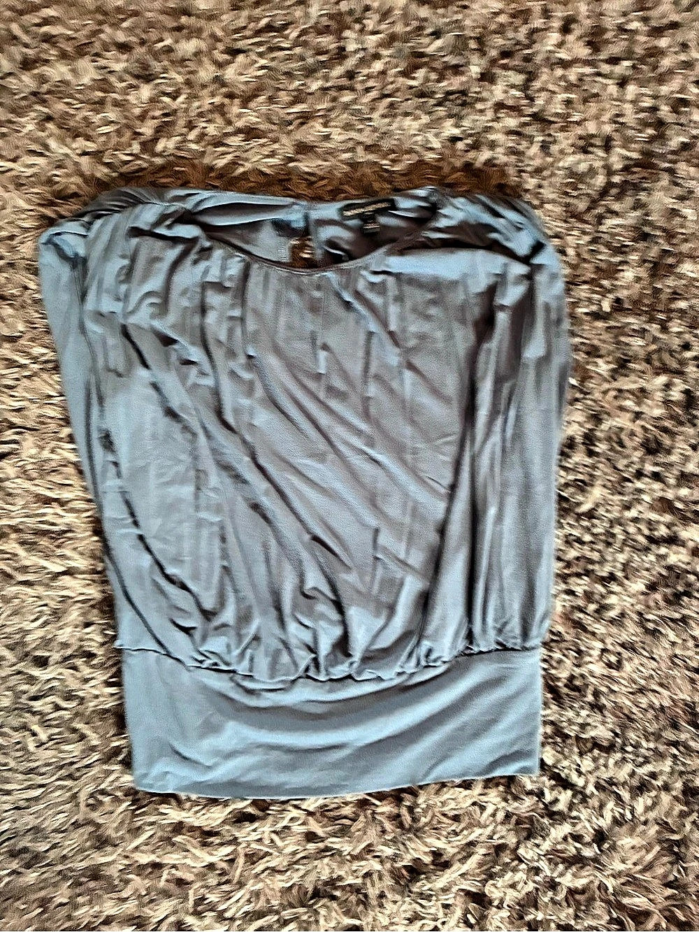 Banana Republic Ruched Tank Top in Blue Size XS Like New